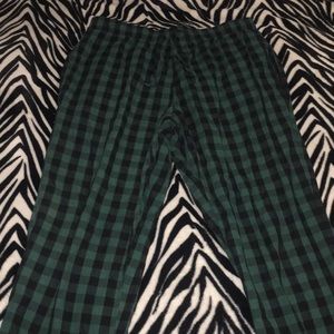 Cotton plaid pajamas